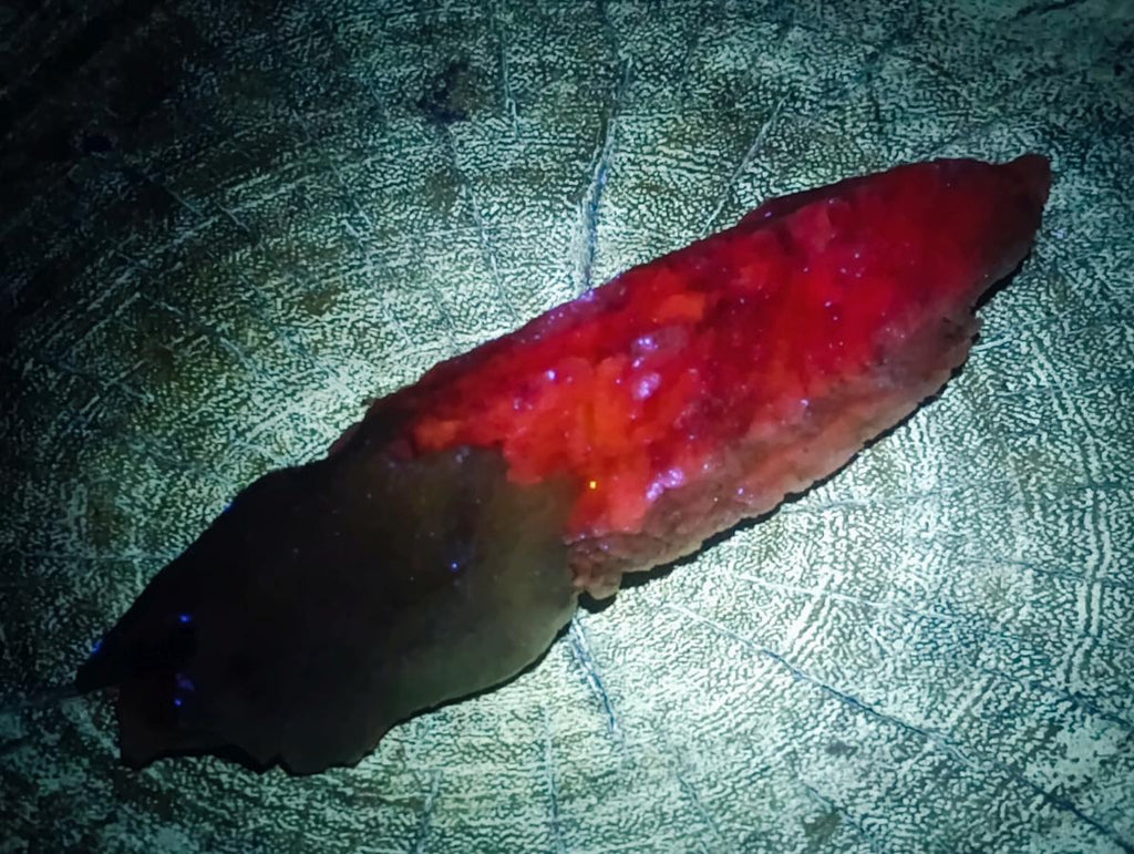 Natural Drusy Quartz Coated Spearhead Calcite Specimens x 12 From Albert's Mountain, Lesotho