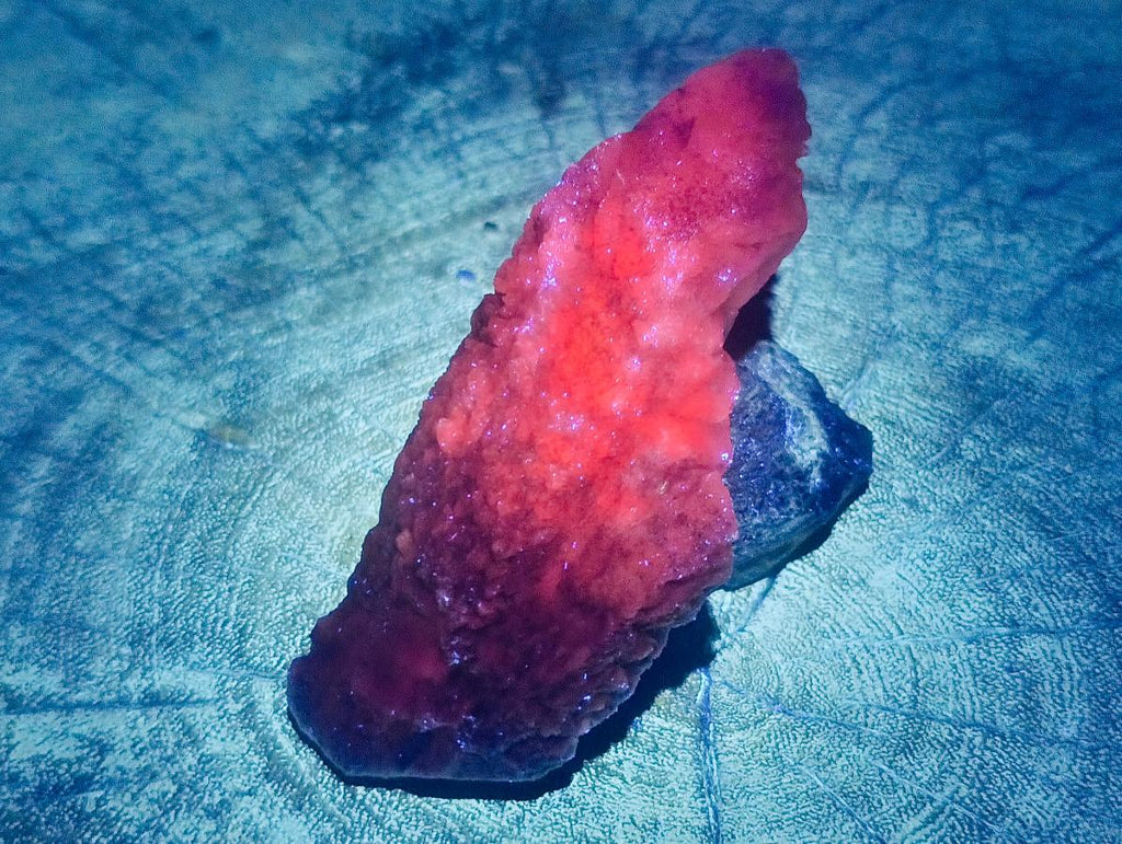 Natural Drusy Quartz Coated Spearhead Calcite Specimens x 12 From Albert's Mountain, Lesotho