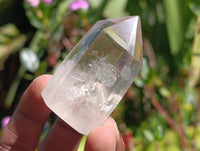 Polished Clear Quartz Crystals x 12 From Madagascar