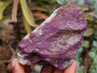 Natural Metallic Purpurite Specimens x 6 From Erongo, Namibia