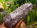 Polished Lepidolite With Pink Rubellite Crystals x 2 From Ambatondrazaka, Madagascar