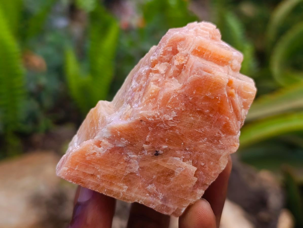 Natural Sunset Orange Calcite Specimens x 12 From Spitzkop, Namibia