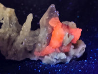 Natural Drusy Quartz Coated Black Tipped Calcite Pseudomorph Specimens x 38 From Albert's Mountain, Lesotho