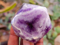 Polished Chevron Amethyst Crystals x 6 From Madagascar