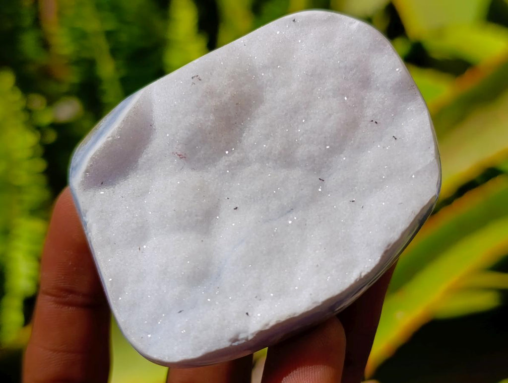 Polished Blue Lace Agate Free Forms x 12 From Nsanje, Malawi