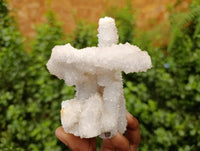 Natural Drusy Snow Finger Crystals x 4 From Albert's Mountain, Lesotho