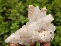 Natural Drusy Snow Finger Crystals x 4 From Albert's Mountain, Lesotho