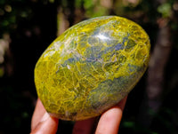 Polished Green Opal Standing Free Form x 6 From Betroka, Madagascar