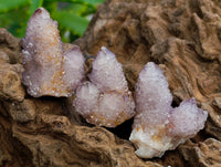 Natural Smokey Spirit Ametrine Single Crystals x 70 From Boekenhouthoek, South Africa