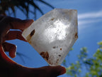 Polished Akansobe Window Quartz Crystals x 2 From Madagascar
