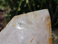 Polished Akansobe Window Quartz Crystals x 2 From Madagascar