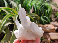 Natural Mixed Quartz Crystal Clusters x 3 From Madagascar