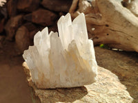 Natural Mixed Quartz Crystal Clusters x 3 From Madagascar