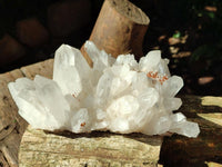 Natural Mixed Quartz Crystal Clusters x 3 From Madagascar