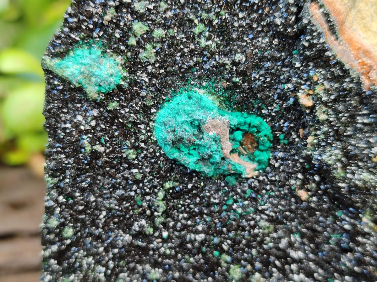 Natural Libethenite Crystals On Dolomite Matrix Specimens x 3 From Shituru, Congo