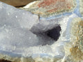 Natural Blue Lace Agate Geode and Plate Specimens x 2 From Nsanje, Malawi