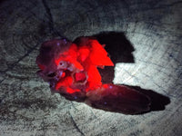 Natural Drusy Quartz Coated Black Tipped Calcite Pseudomorph Specimens x 6 From Albert's Mountain, Lesotho