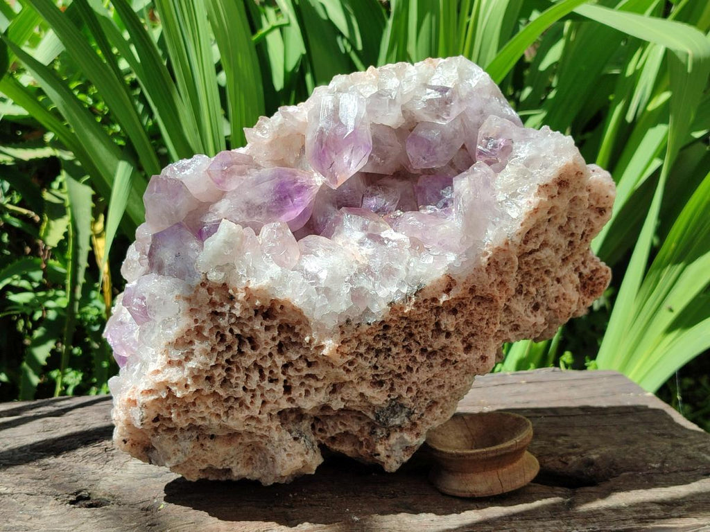 Natural Large Jacaranda Amethyst Crystal Cluster x 1 From Mumbwa, Zambia