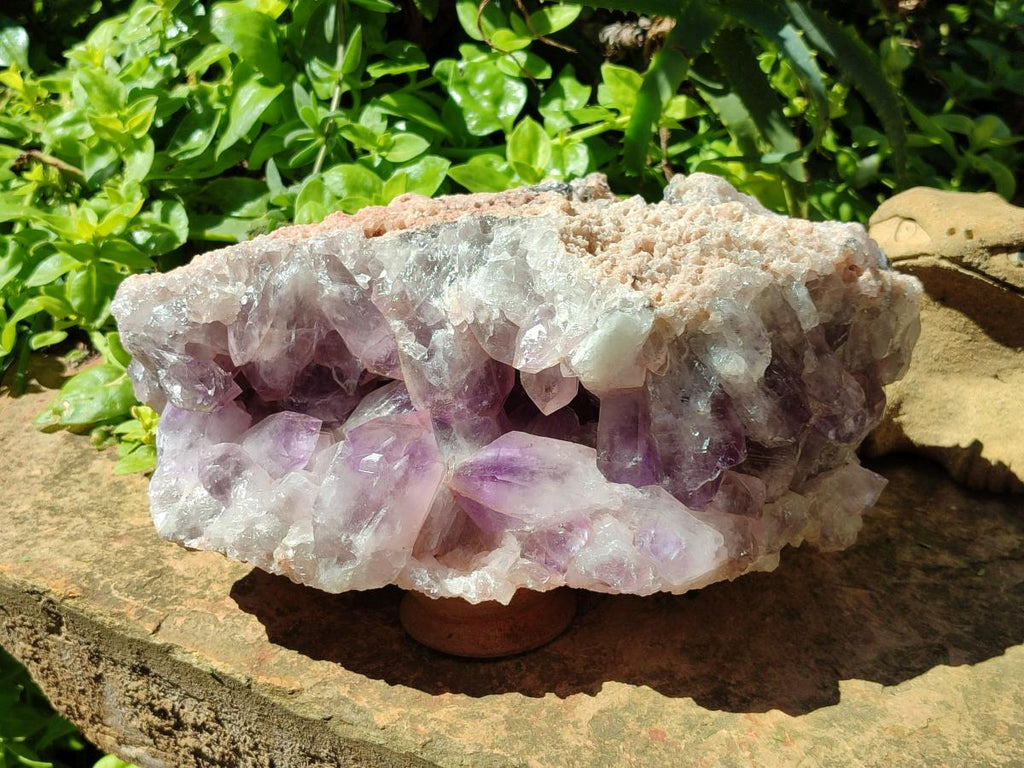 Natural Large Jacaranda Amethyst Crystal Cluster x 1 From Mumbwa, Zambia