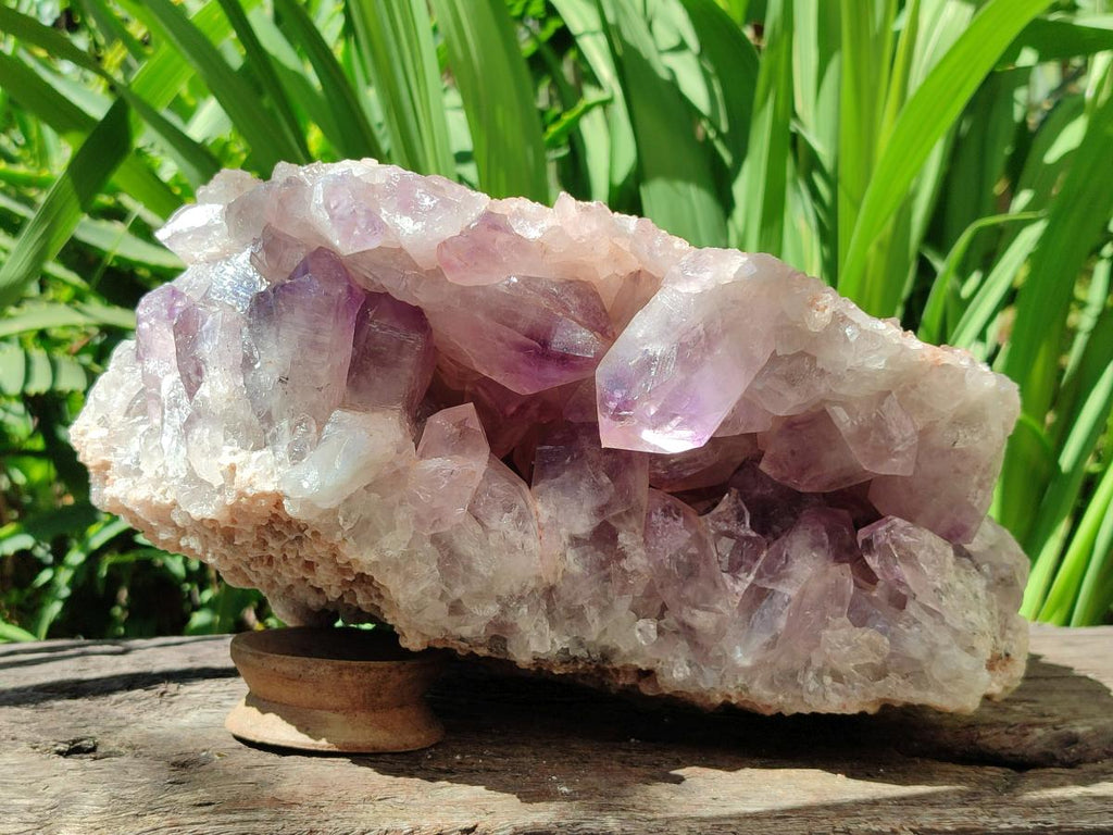 Natural Large Jacaranda Amethyst Crystal Cluster x 1 From Mumbwa, Zambia