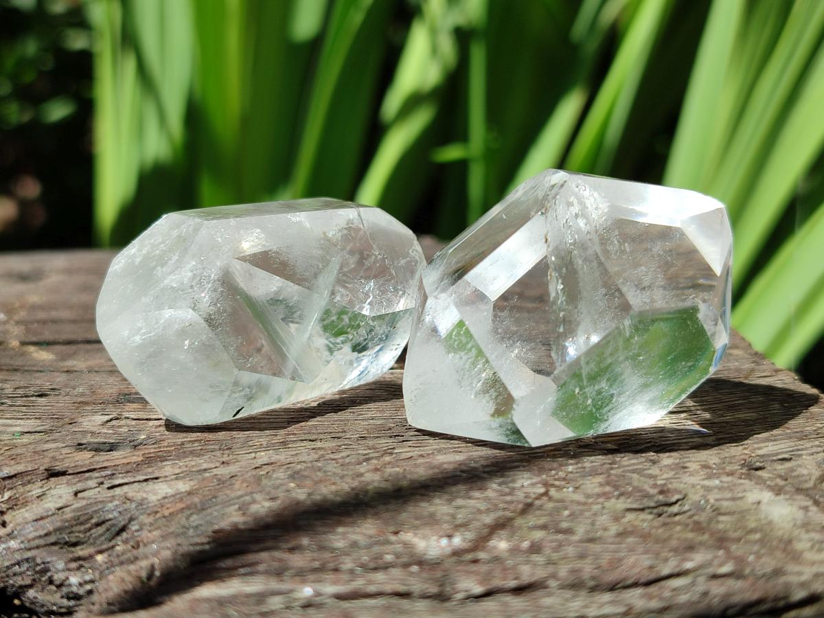 Polished Double Terminated Clear Quartz Crystals x 35 From Madagascar - Toprock Gemstones and Minerals 