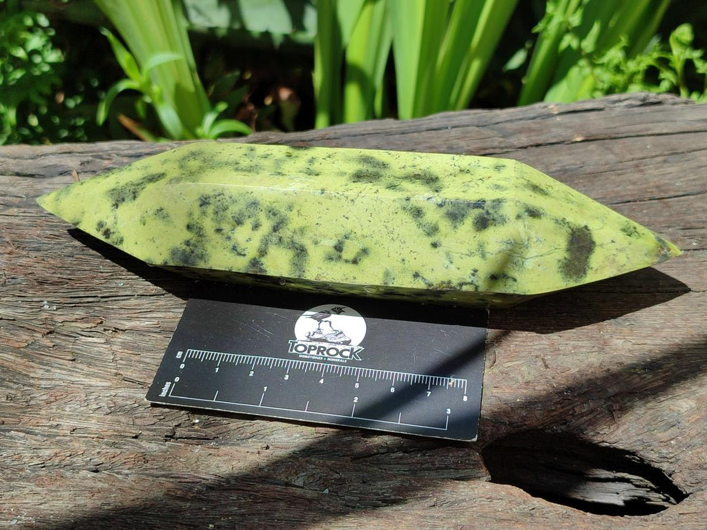 Polished Leopard Stone Double Terminated Crystals x 4 From Zimbabwe - Toprock Gemstones and Minerals 