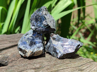 Natural Bright Silver Lead Galena Cobbed Specimens x 20 From Kaokoveld, Namibia