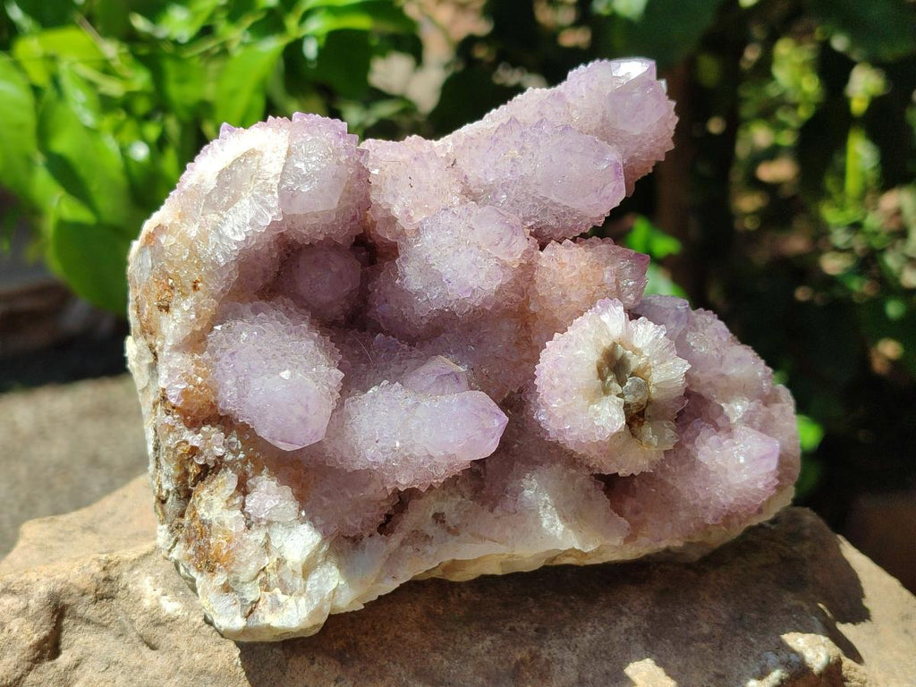 Natural Lilac Spirit Quartz Cluster x 1 From Boekenhouthoek, South Africa