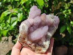 Natural Lilac Spirit Quartz Cluster x 1 From Boekenhouthoek, South Africa