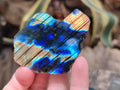 Polished On One Side Labradorite Specimens x 24 From Tulear, Madagascar