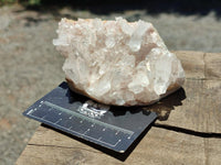 Polished Clear Quartz Clusters x 4 From Madagascar