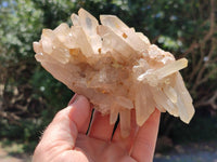 Polished Clear Quartz Clusters x 4 From Madagascar