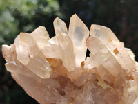 Polished Clear Quartz Clusters x 4 From Madagascar