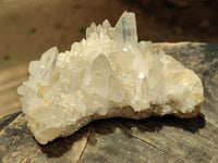 Polished Clear Quartz Clusters x 4 From Madagascar