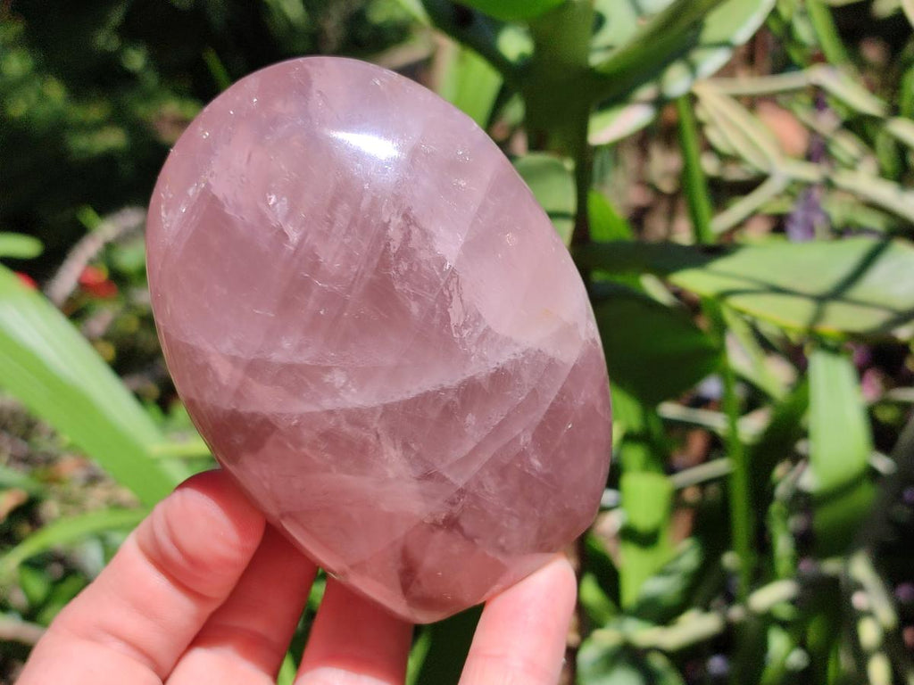 Polished Rose Quartz Standing Free Form x 4 From Madagascar