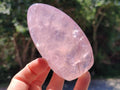 Polished Rose Quartz Standing Free Form x 4 From Madagascar