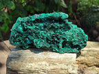 Natural Silky Malachite Specimens x 3 From Kasompe, Congo