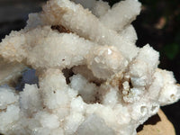 Natural Drusy Quartz Coated Calcite Pseudomorph Specimens x 3 From Albert's Mountain, Lesotho