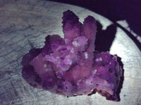 Natural Drusy Quartz Coated Calcite Pseudomorph Specimens x 3 From Albert's Mountain, Lesotho