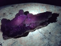 Natural Drusy Quartz Coated Calcite Pseudomorph Specimens x 3 From Albert's Mountain, Lesotho