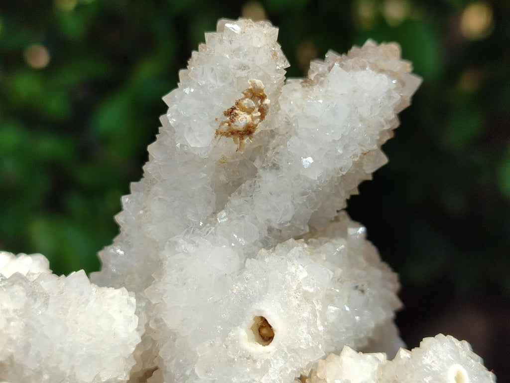 Natural Drusy Quartz Coated Calcite Pseudomorph Specimens x 3 From Albert's Mountain, Lesotho