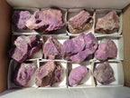 Natural Metallic Purpurite Specimens x 12 From Erongo, Namibia