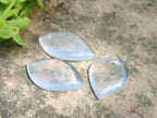 Polished Small Clear Girasol Quartz Crystal Angel Tears x 35 From Madagascar