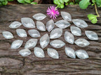 Polished Small Clear Girasol Quartz Crystal Angel Tears x 35 From Madagascar