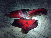 Natural Drusy Quartz Coated Spearhead Calcite Specimens x 35 From Albert's Mountain, Lesotho