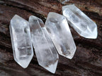 Polished Double Terminated Clear Quartz Crystals x 35 From Madagascar - Toprock Gemstones and Minerals 