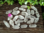 Polished Double Terminated Clear Quartz Crystals x 35 From Madagascar - Toprock Gemstones and Minerals 