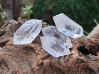 Polished Double Terminated Clear Quartz Crystals x 35 From Madagascar