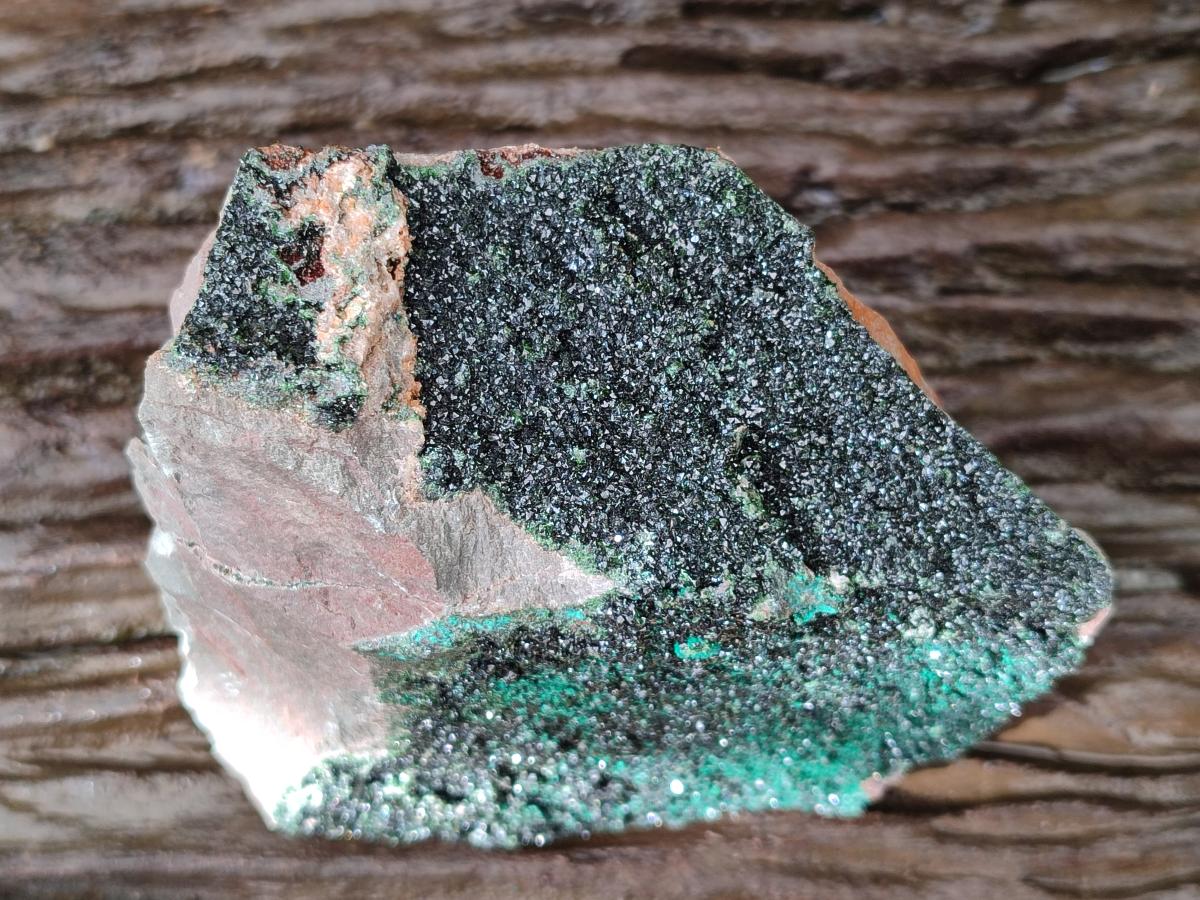 Natural Libethenite Crystals On Dolomite Matrix Specimens x 2 From Shituru, Congo