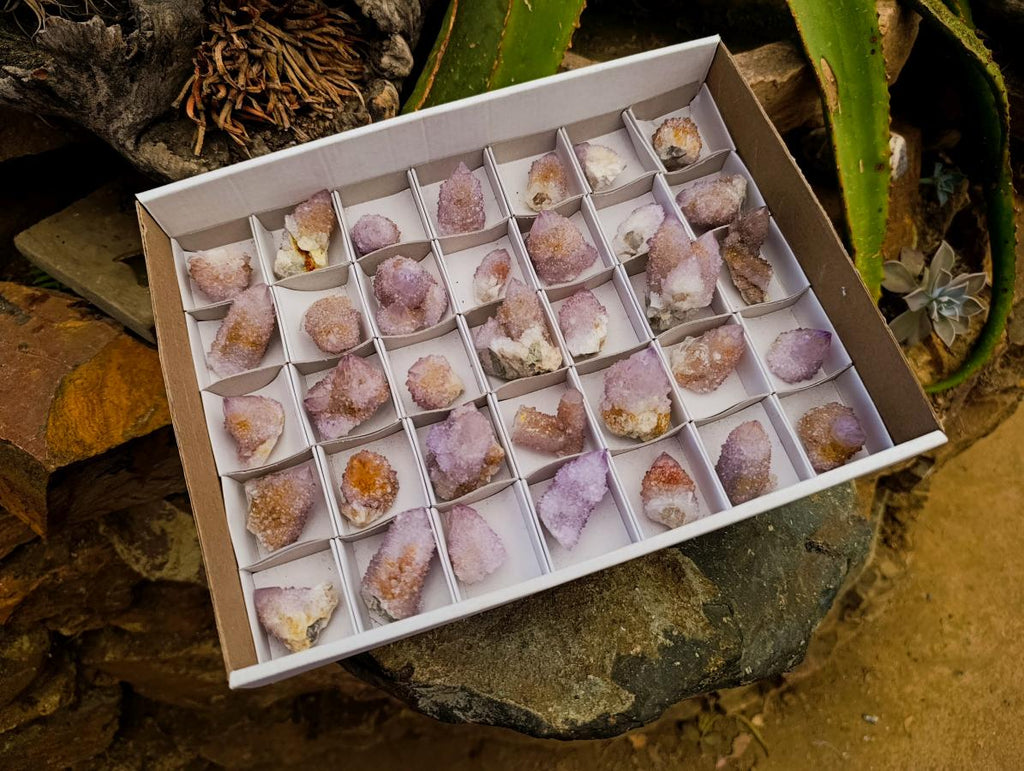 Natural Lilac Ametrine Spirit Crystals x 35 From Boekenhouthoek, South Africa